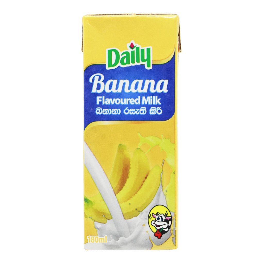 Daily Banana Flavoured Milk 180ml Whim