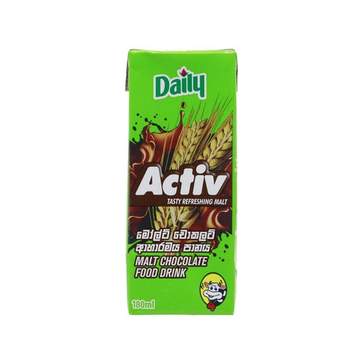 DAILY ACTIV MALT CHOCOLATE FOOD DRINK 180ML