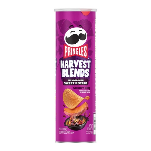 PRINGLES HARVEST BLENDS SMOKY BBQ 158G