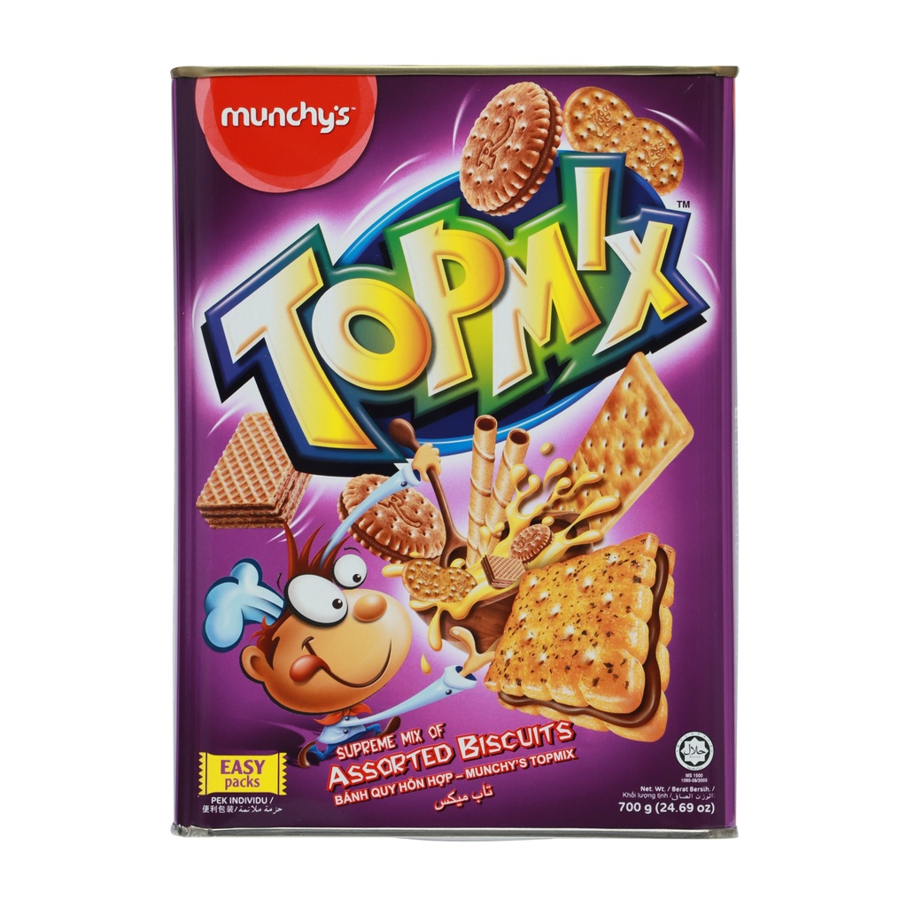 MUNCHY'S TOPMIX ASSORTED BISCUITS 700G | WHIM