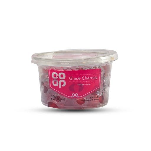 CO-OP GLACE CHERRIES 200G