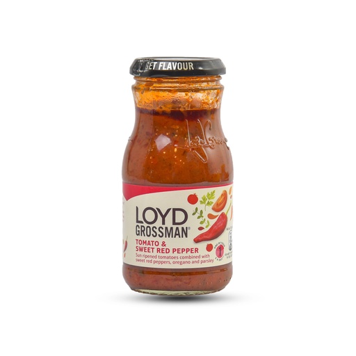 LOYD GROSSMAN TOMATO & SWEET RED PEPPER SAUCE 350G