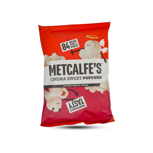 METCALFE'S SKINNY CINEMA SWEET POPCORN 70G