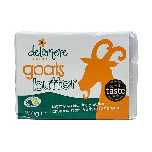 DELAMERE GOATS BUTTER 250G