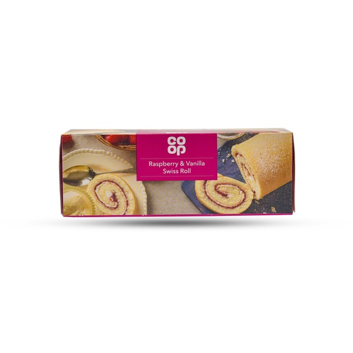 CO-OP RASPBERRY & VANILLA SWISS ROLL