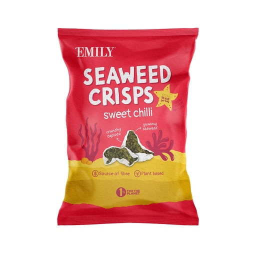 EMILY SEAWEED CRISPS SWEET CHILLI 18G