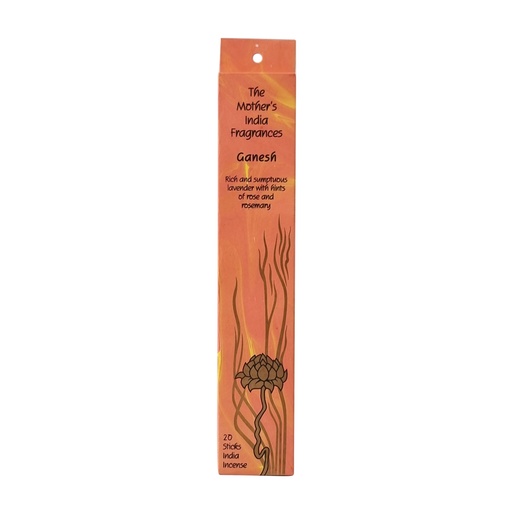 GREATER GOOD GANESH INCENSE 20 STICKS