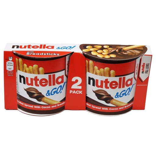 NUTELLA NUT & GO 48G 2PK