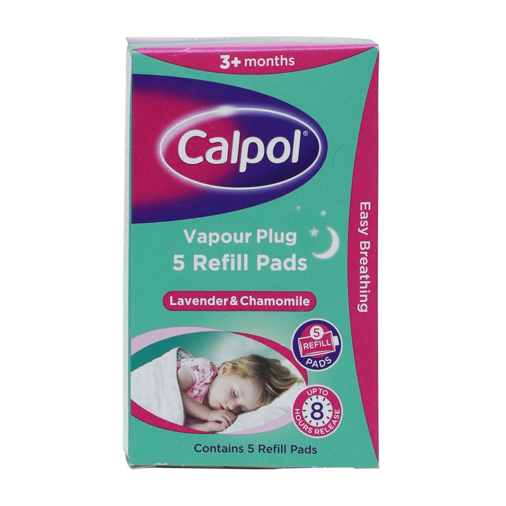 CALPOL VAPOUR PLUG 5 REFILL PADS WHIM
