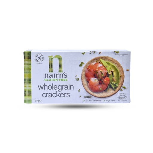 [0612322000738] NAIRNS GLUTEN FREE WHOLEGRAIN CRACKER 137G