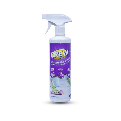 DIVERSEY CREW DISINFECTANT SPRAY & WIPE 500ML