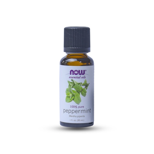 NOW ESSENTIAL OILS 100%  PURE PEPPERMINT 1 OZ