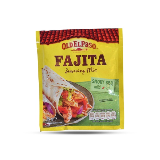 OLD EL PASO FAJITA SEASONING MIX SMOKY BBQ 35G