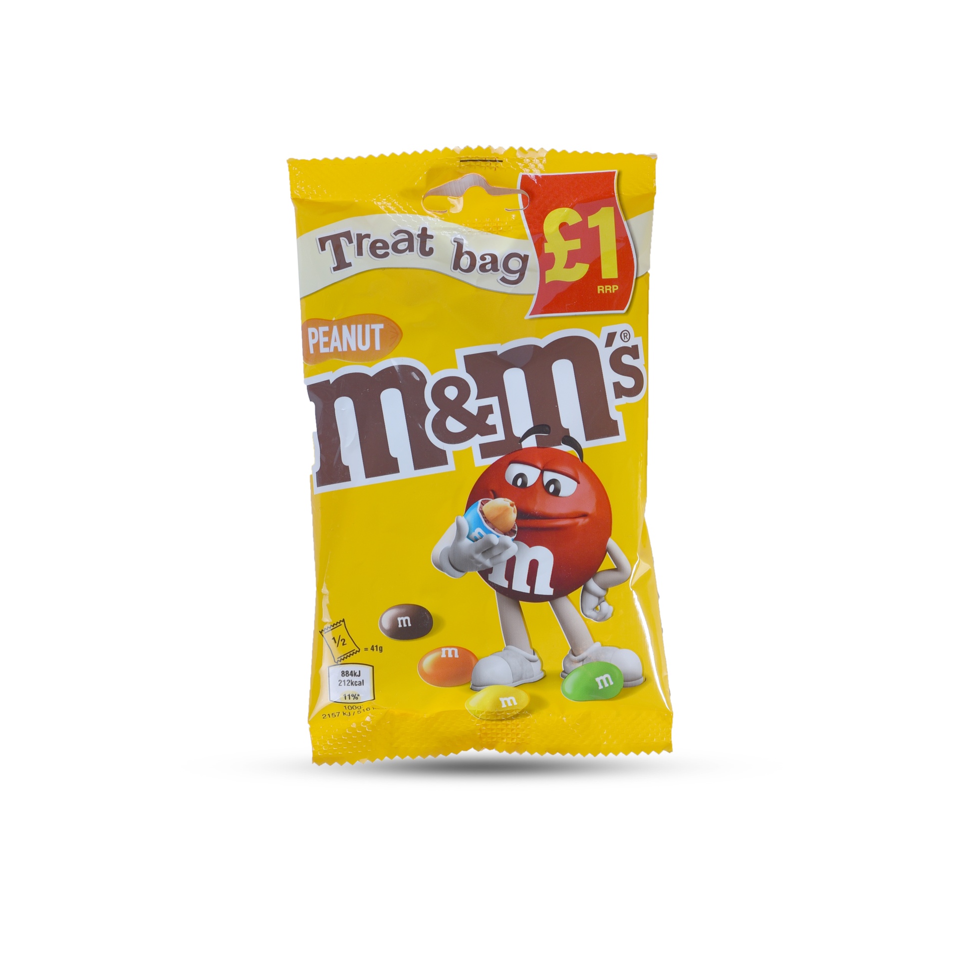 M&M's Peanut Treat Bag 82g