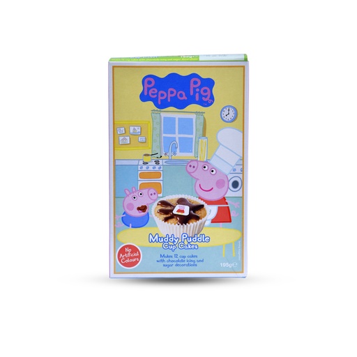 PEPPAPIG MUDDY PUDDLE CUPCAKE MIX 195G