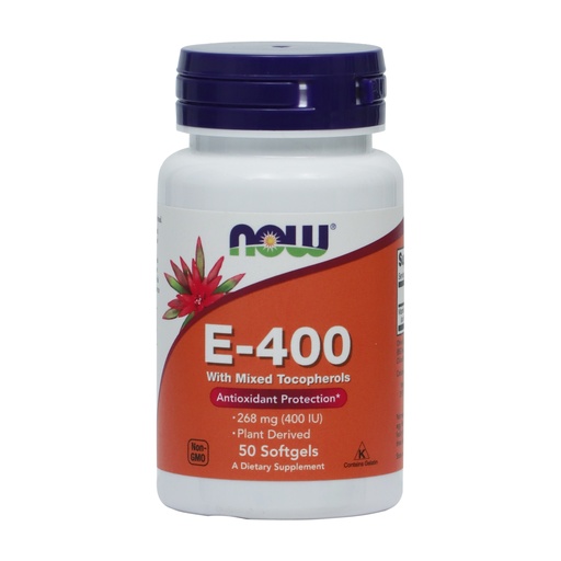 NOW ANTIOXIDANT PROTECTION E-400 IU 50 SOFTGELS