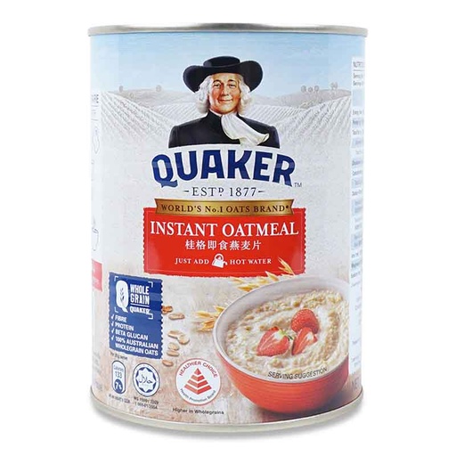 QUAKER INSTANT OATMEAL TIN 400G