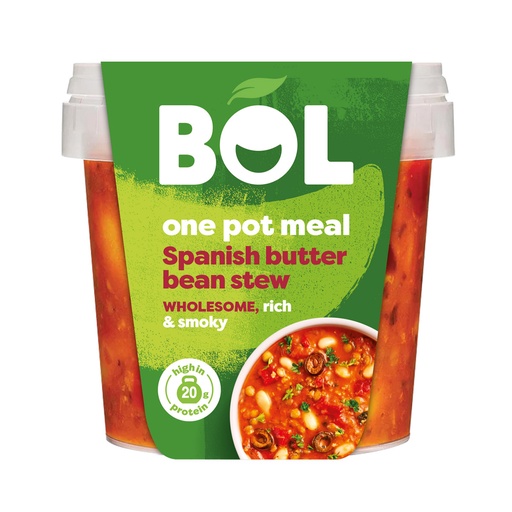 BOL ONE POT MEAL SPANISH BUTTER BEAN STEW 450G