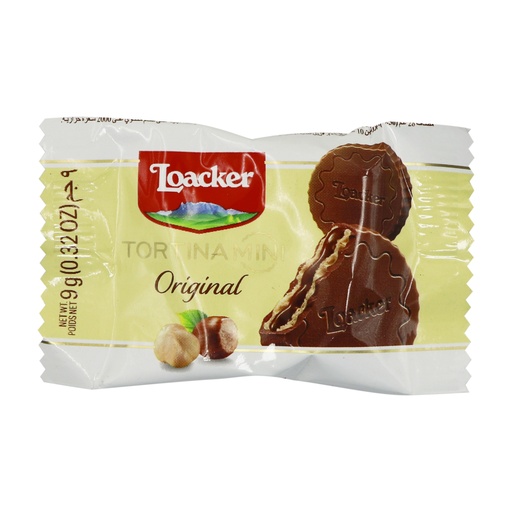 LOACKER GRAN PASTICCERIA TORTINA MINI ORIGINAL WAFER 9G