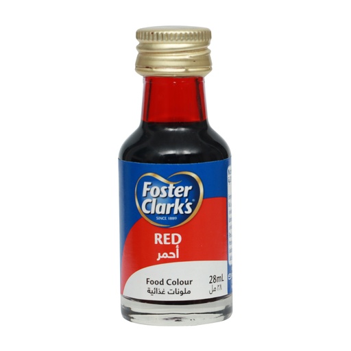 FOSTER CLARK'S FOOD COLOUR RED 28ML