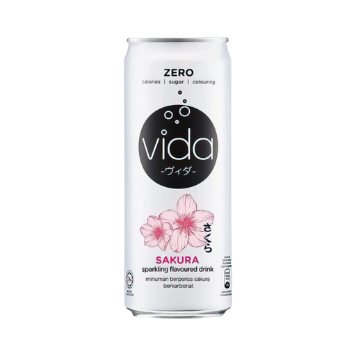 VIDA ZERO SAKURA SPARKLING DRINK 325ML