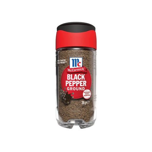 MCCORMICK BLACK PEPPER GROUND 39G