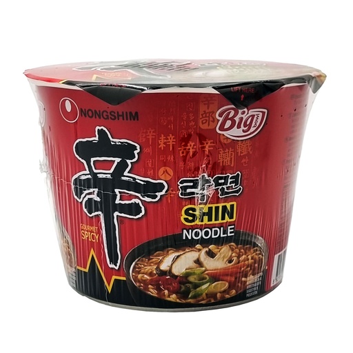 NONGSHIM SHIN NOODLE BIG BOWL (HOT & SPICY) 114G